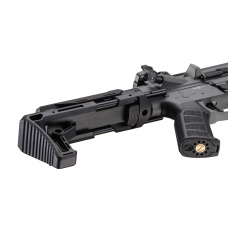Lancer Tactical Gen 2 9mm Battle X CQB Carbine Airsoft AEG (Color: Grey) + 4 Free Midcap Magazines