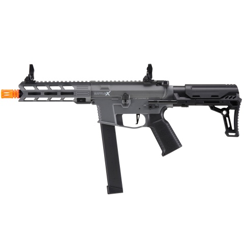 Lancer Tactical Gen 2 9mm Battle X CQB Carbine Airsoft AEG (Color: Grey)