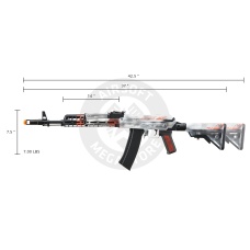Lancer Tactical AK74 Full Metal Rifle w/ 10.5 inch M-LOK Handguard (Cerakote Color: Asiimov)