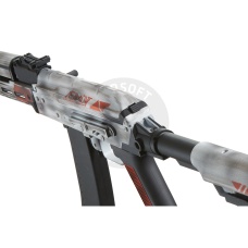 Lancer Tactical AK74 Full Metal Rifle w/ 10.5 inch M-LOK Handguard (Cerakote Color: Asiimov)
