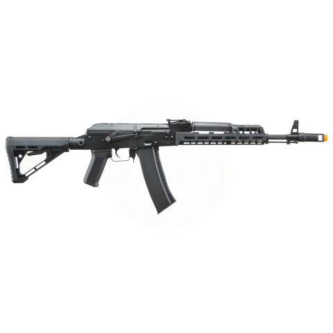 Lancer Tactical AK74 Full Metal Rifle w/ 10.5 inch CNC M-LOK Handguard and Delta Stock (Color: Black)