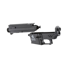 Lancer Tactical Polymer M4 Receiver Set for Airsoft AEGs (Color: Black)