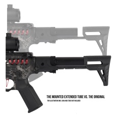 PDW EXTENDED BUFFER TUBE FOR LARGER BATTERIES