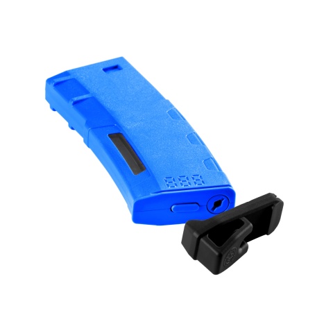 Lancer Tactical 130 Round High Speed Mid-Cap Magazine (Color: Blue)