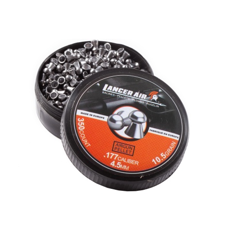 Lancer Tactical 350 Count 0.177 Caliber 10.5 Gram Air Gun Pellets (4.5mm Domed)
