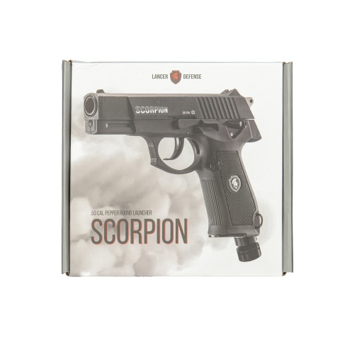 Lancer Defense Scorpion .50 Cal CO2 Powered Less Lethal Defense Pistol *Full Set* (Color: Black)