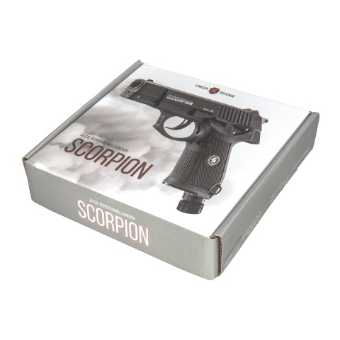 Lancer Defense Scorpion .50 Cal CO2 Powered Less Lethal Defense Pistol *Full Set* (Color: Black)