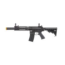Lancer Tactical Full Metal Legion HPA SD Carbine Airsoft Rifle w/ External Tank (Color: Black)  