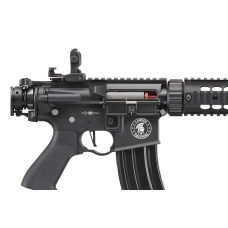 Lancer Tactical Full Metal Legion HPA SD Carbine Airsoft Rifle w/ External Tank (Color: Black)  
