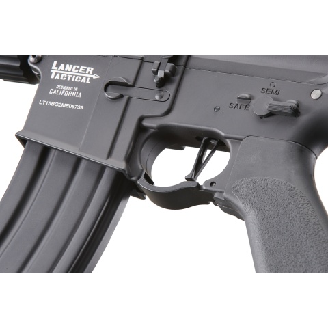 Lancer Tactical Full Metal Legion HPA SD Carbine Airsoft Rifle w/ Stock Mounted Tank (Color: Black) 