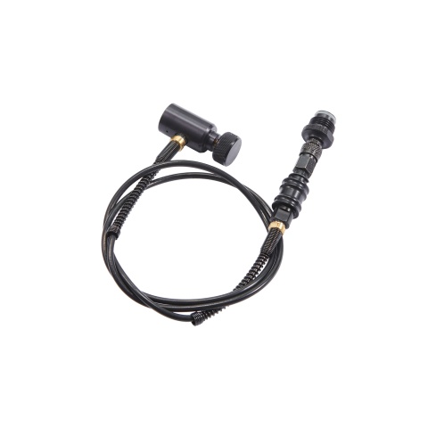 Lancer Tactical Full Metal Legion HPA KeyMod M4 Carbine Airsoft Rifle w/ External Tank (Color: Black) - 