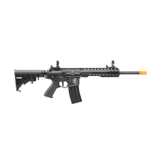Lancer Tactical Full Metal Legion HPA KeyMod M4 Carbine Airsoft Rifle w/ External Tank (Color: Black) - 