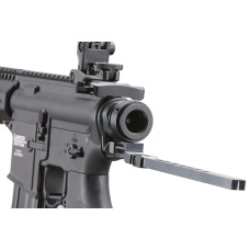 Lancer Tactical Full Metal Legion HPA KeyMod M4 Carbine Airsoft Rifle w/ Stock Mounted Tank (Color: Black) - 