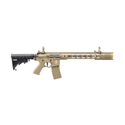 Lancer Tactical Full Metal Legion HPA M4 SPR Interceptor Airsoft Rifle w/ External Tank (Color: Tan)