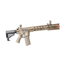 Lancer Tactical Full Metal Legion HPA M4 SPR Interceptor Airsoft Rifle w/ External Tank (Color: Tan)