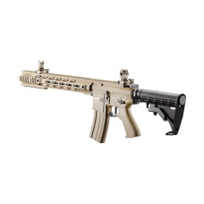 Lancer Tactical Full Metal Legion HPA M4 SPR Interceptor Airsoft Rifle w/ External Tank (Color: Tan)