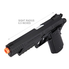 Lancer Tactical Cobra LTX-50 1911 CO2 Half-Blowback Airsoft Pistol (Color: Black)
