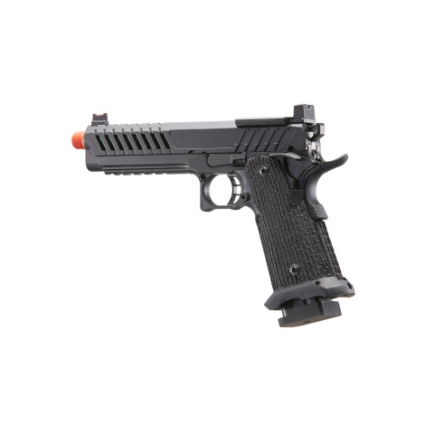 Lancer Tactical Knightshade Hi-Capa Gas Blowback Airsoft Pistol w/ Red Dot Mount (Color: Blue)
