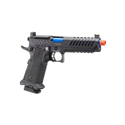 Lancer Tactical Knightshade Hi-Capa Gas Blowback Airsoft Pistol w/ Red Dot Mount (Color: Blue)