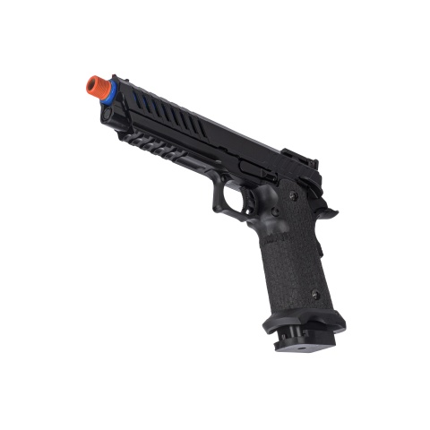 Lancer Tactical Knightshade Hi-Capa Gas Blowback Airsoft Pistol (Color: Black & Blue)