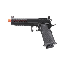 Lancer Tactical Knightshade Hi-Capa Gas Blowback Airsoft Pistol w/ Red Dot Mount (Color: Red)