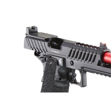 Lancer Tactical Knightshade Hi-Capa Gas Blowback Airsoft Pistol w/ Red Dot Mount (Color: Red)