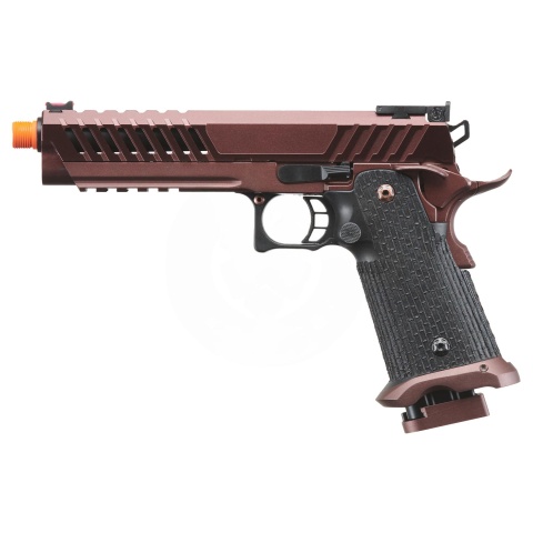 Lancer Tactical Knightshade Hi-Capa Gas Blowback Airsoft Pistol (Color: Black & Bronze)