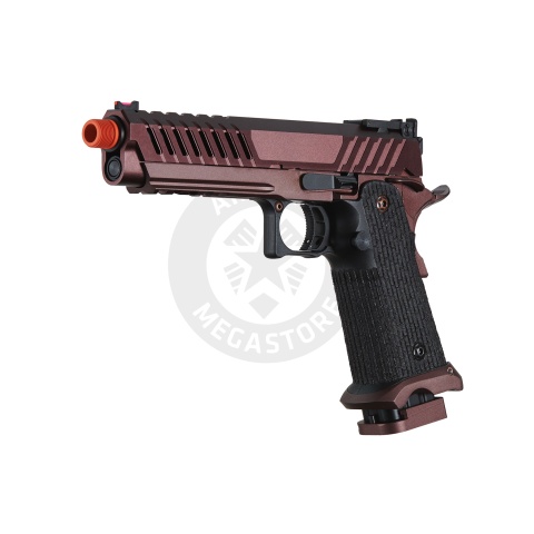 Lancer Tactical Knightshade Hi-Capa Gas Blowback Airsoft Pistol (Color: Black & Bronze)