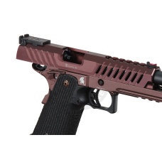 Lancer Tactical Knightshade Hi-Capa Gas Blowback Airsoft Pistol (Color: Black & Bronze)