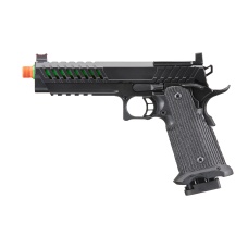 Lancer Tactical Knightshade Hi-Capa Gas Blowback Airsoft Pistol w/ Red Dot Mount (Color: Green)