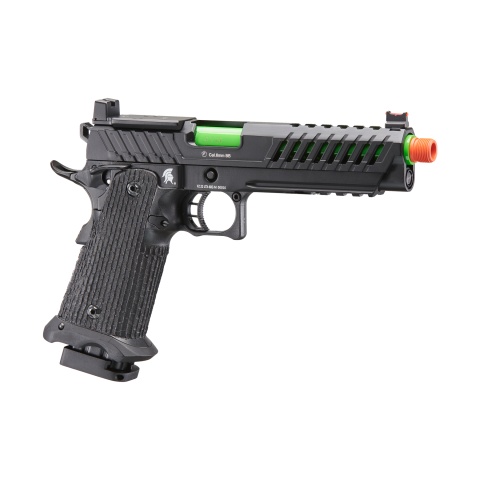 Lancer Tactical Knightshade Hi-Capa Gas Blowback Airsoft Pistol w/ Red Dot Mount (Color: Green)