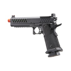 Lancer Tactical Knightshade Hi-Capa Gas Blowback Airsoft Pistol w/ Red Dot Mount (Color: Green)