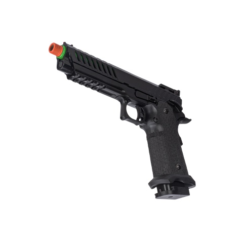 Lancer Tactical Knightshade Hi-Capa Gas Blowback Airsoft Pistol (Color: Black & Green)