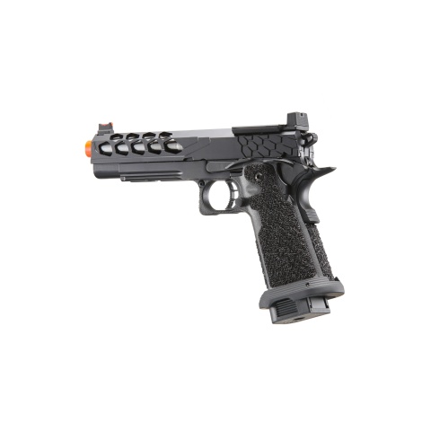 Lancer Tactical Stryk Hi-Capa 5.1 Gas Blowback Airsoft Pistol w/ Red Dot Mount (Color: Black)