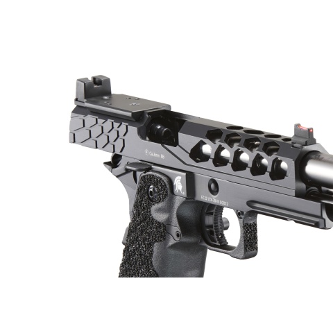 Lancer Tactical Stryk Hi-Capa 5.1 Gas Blowback Airsoft Pistol w/ Red Dot Mount (Color: Black)