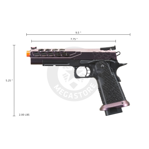 Lancer Tactical Stryk Hi-Capa 5.1 Gas Blowback Airsoft Pistol (Cerakote Color: Viper)