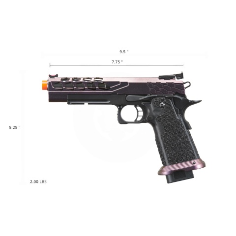Lancer Tactical Stryk Hi-Capa 5.1 Gas Blowback Airsoft Pistol (Cerakote Color: Viper)