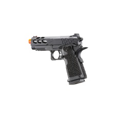 Lancer Tactical Stryk Hi-Capa 4.3 Gas Blowback Airsoft Pistol (Color: Black)