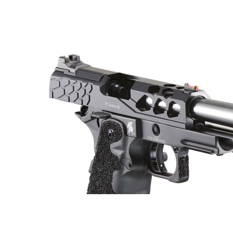Lancer Tactical Stryk Hi-Capa 4.3 Gas Blowback Airsoft Pistol (Color: Black)