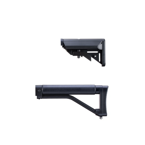 UK Arms M-16A Spring Powered Rifle with 2 Magazines and 2 Stocks (Color: Black)