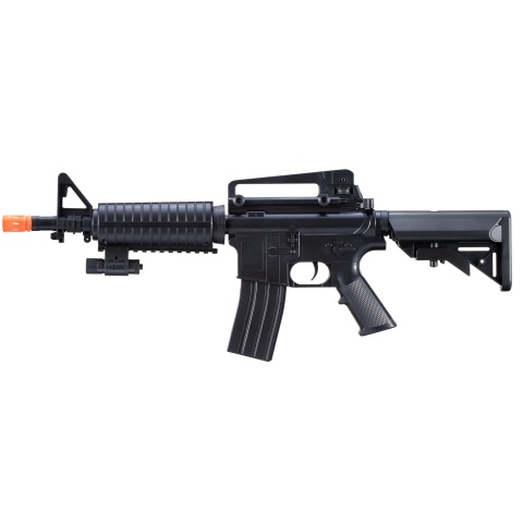 UK Arms M-16C Spring Operated Rifle with Laser Sight and M4 Carbine Handguard (Color: Black)