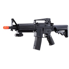 UK Arms M-16C Spring Operated Rifle with Laser Sight and M4 Carbine Handguard (Color: Black)