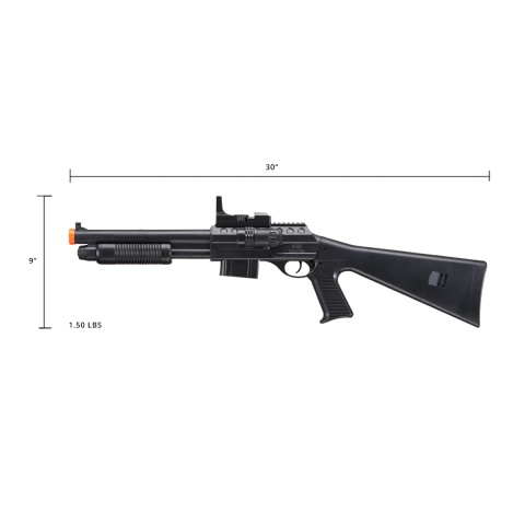 UK Arms Pump Action Shotgun w/ Scope and Light (Color: Black)