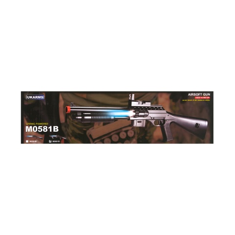 UK Arms M0681B Pump Action Shotgun w/ Scope and Light (Color: Black)