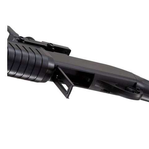 AGM Short Barrel Shell-Fed Pump Action Spring Shotgun (Color: Black)