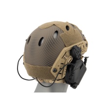 Earmor Tactical Headset M32H Mod 3 with Helmet Adapter (Color: Black)