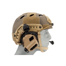 Earmor M32H MOD3 Tactical Communication Hearing Protector for Fast Helmet (Color: Tan)