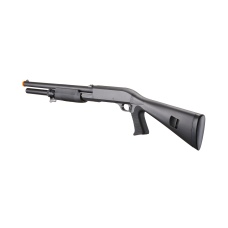 Double Eagle 380 FPS M3 Multi-Shot Triple Burst Airsoft Pump-Action Shotgun