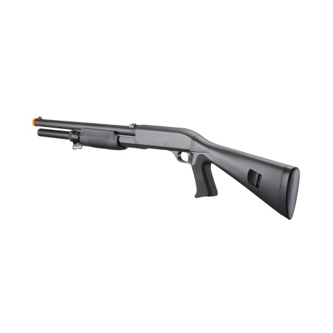 Double Eagle 380 FPS M3 Multi-Shot Triple Burst Airsoft Pump-Action Shotgun