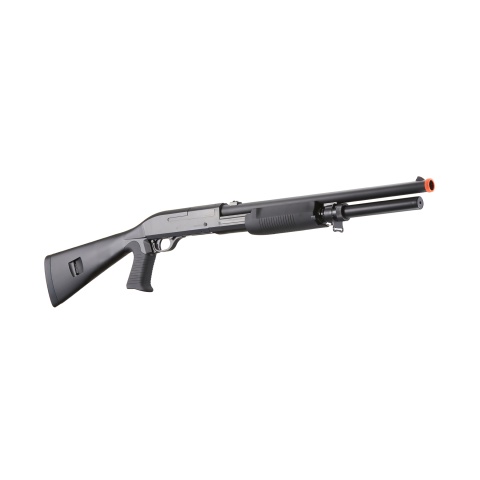 Double Eagle 380 FPS M3 Multi-Shot Triple Burst Airsoft Pump-Action Shotgun